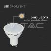 Slika V-TAC LED sijalica GU10 4.5W 400lm 4000K
