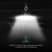 Slika V-TAC LED UFO Highbay svetiljka CREE 150W 23250 lm 6500K IP65 crno kućište