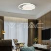 Slika V-TAC LED dekorativna svetiljka Ø300 × h 50 mm 24W 2560lm 4000K IP20 bela