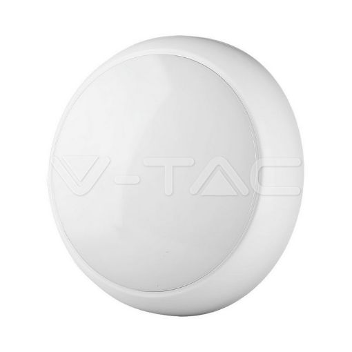 Slika V-TAC LED svetiljka 9u1 Ø 320mm 8W 2600lm 3000K IP65 sa senzorom