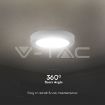 Slika V-TAC LED panel nadgradni 12W 1200lm 4000K IP20 bela