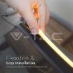 Slika V-TAC LED traka 10W/m 840lm/m AMBER IP67